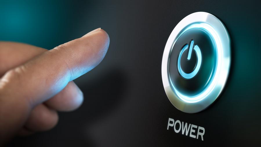 power button on computer