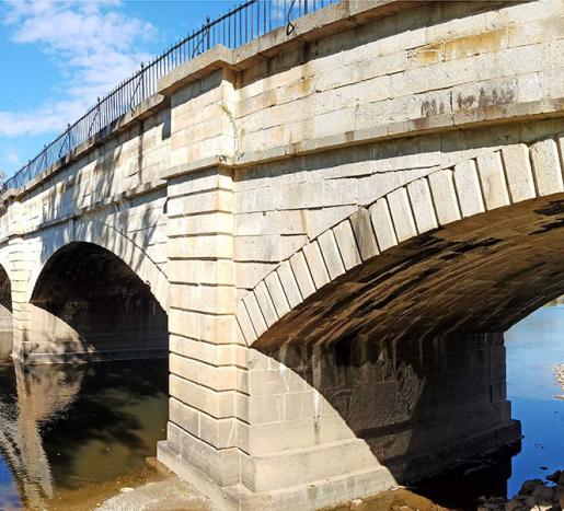 Arched bridge in Cumberland Maryland, USA